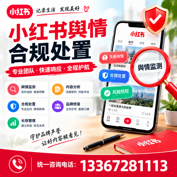 葫芦岛小红书舆情合规处置